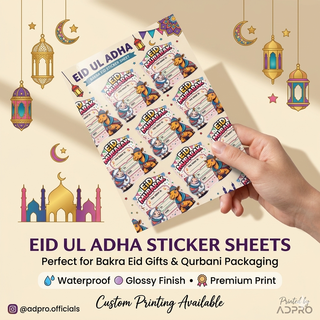 Premium Bakra eid sticker sheets