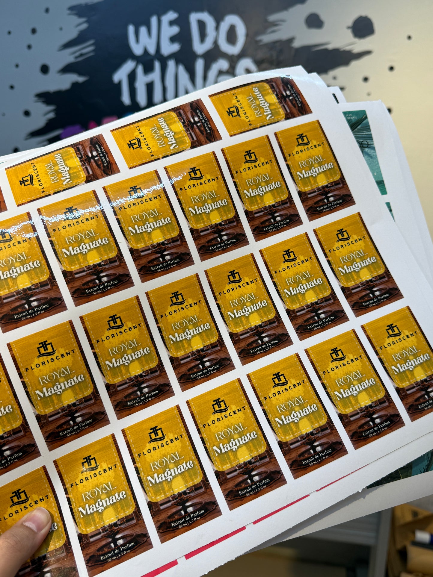 A3 laminated labels sheet