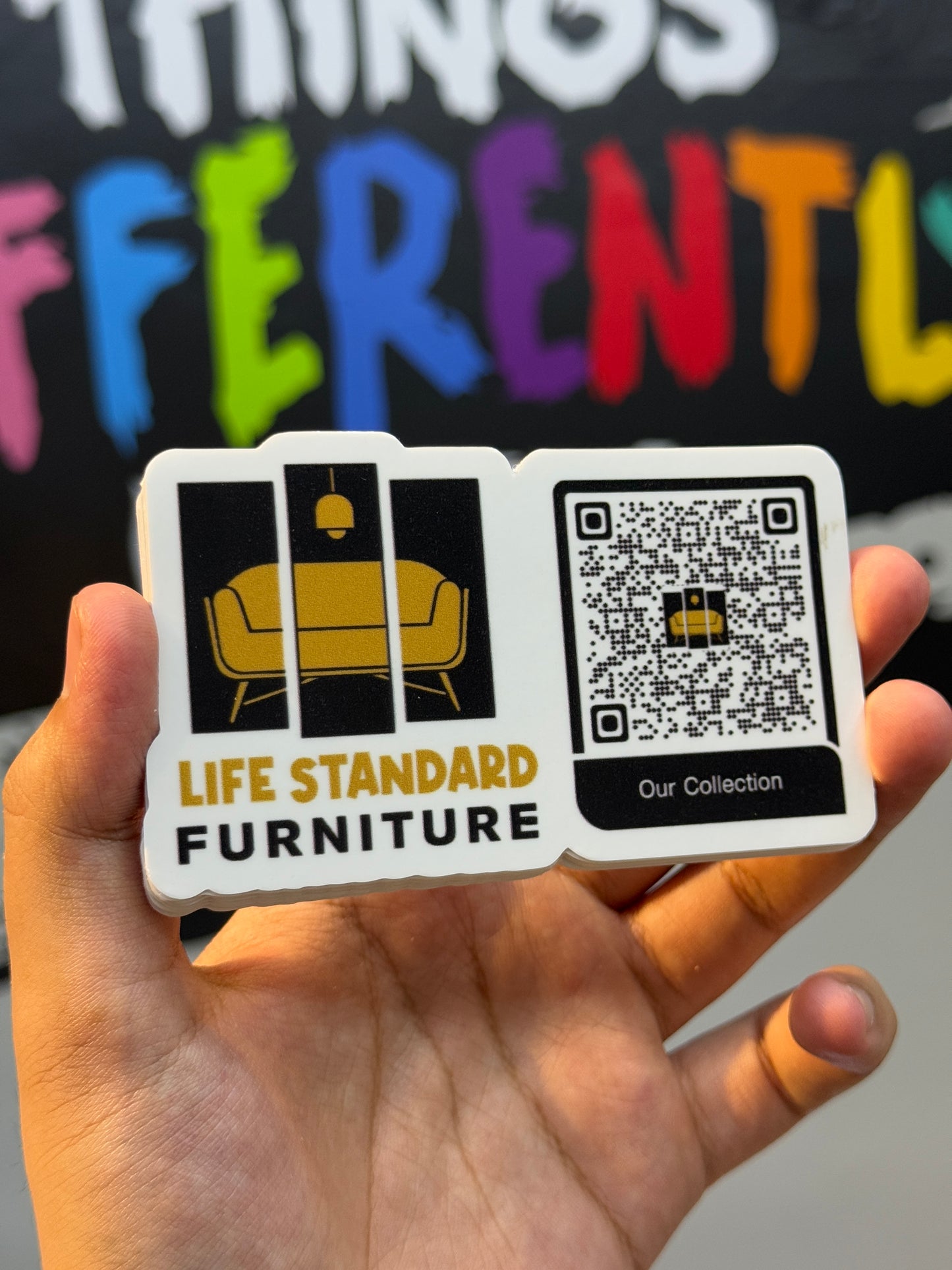 Die cut stickers