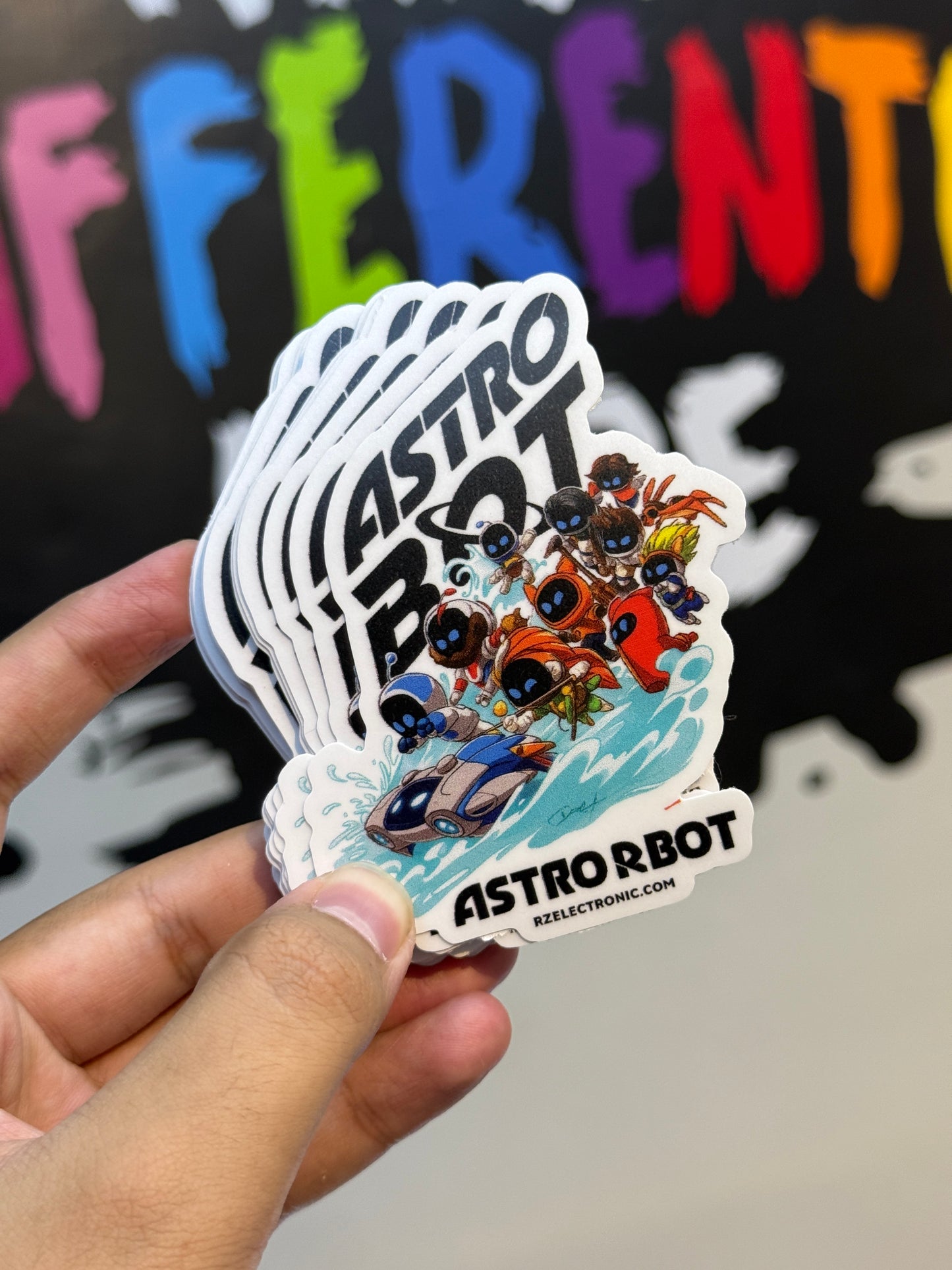 Die cut stickers