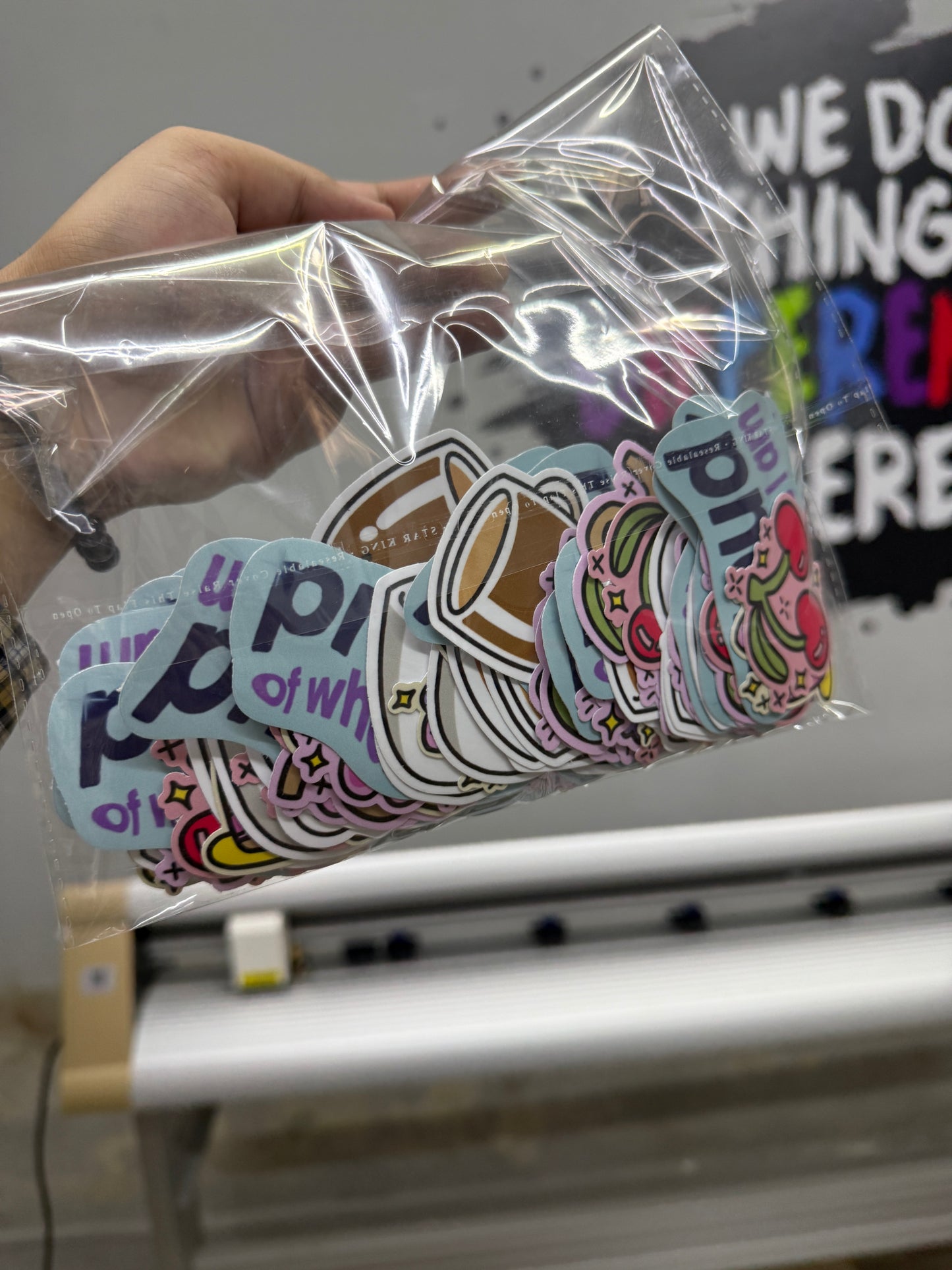 Die cut stickers