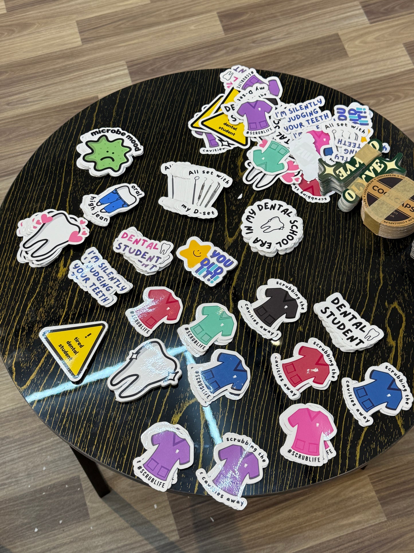 Die cut stickers