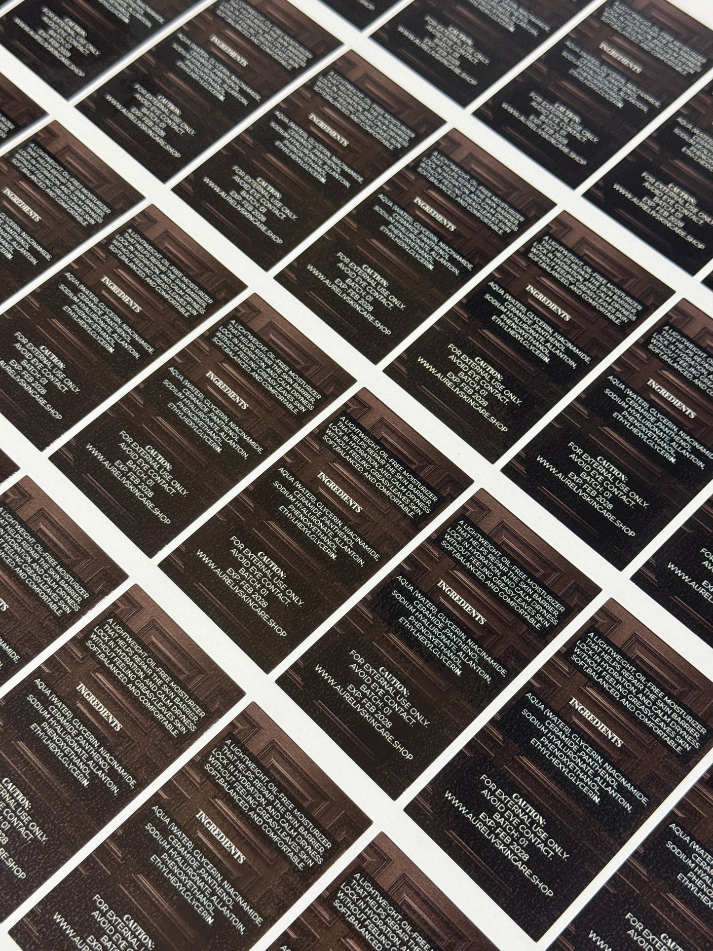 A3 laminated labels sheet