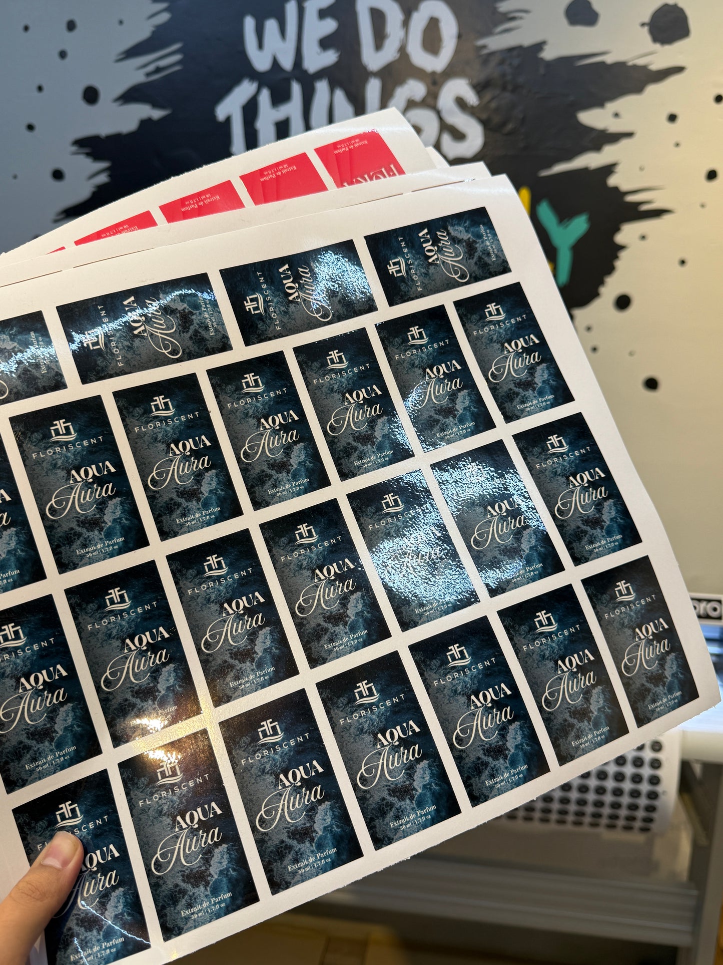 A3 laminated labels sheet