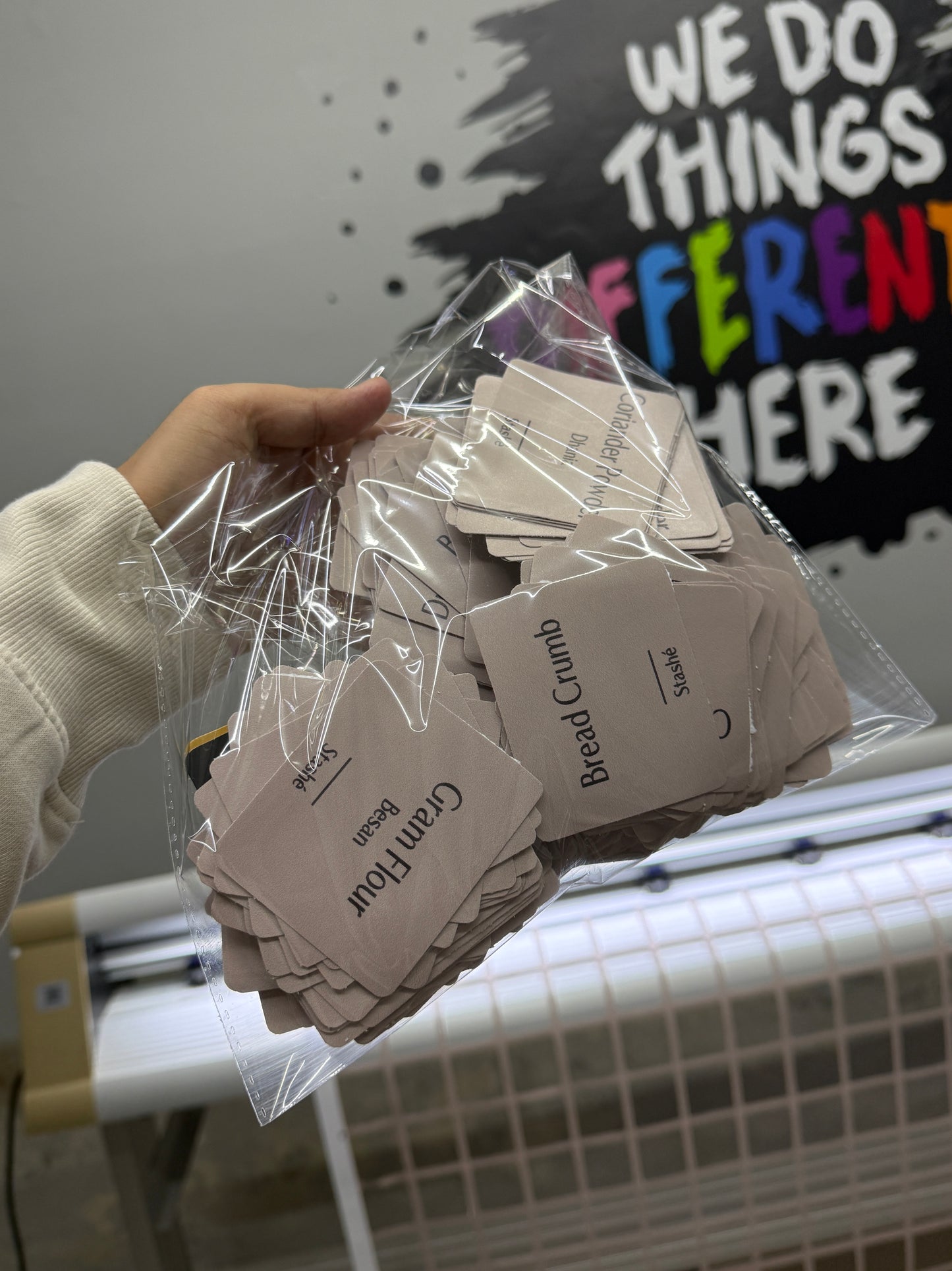 Die cut stickers