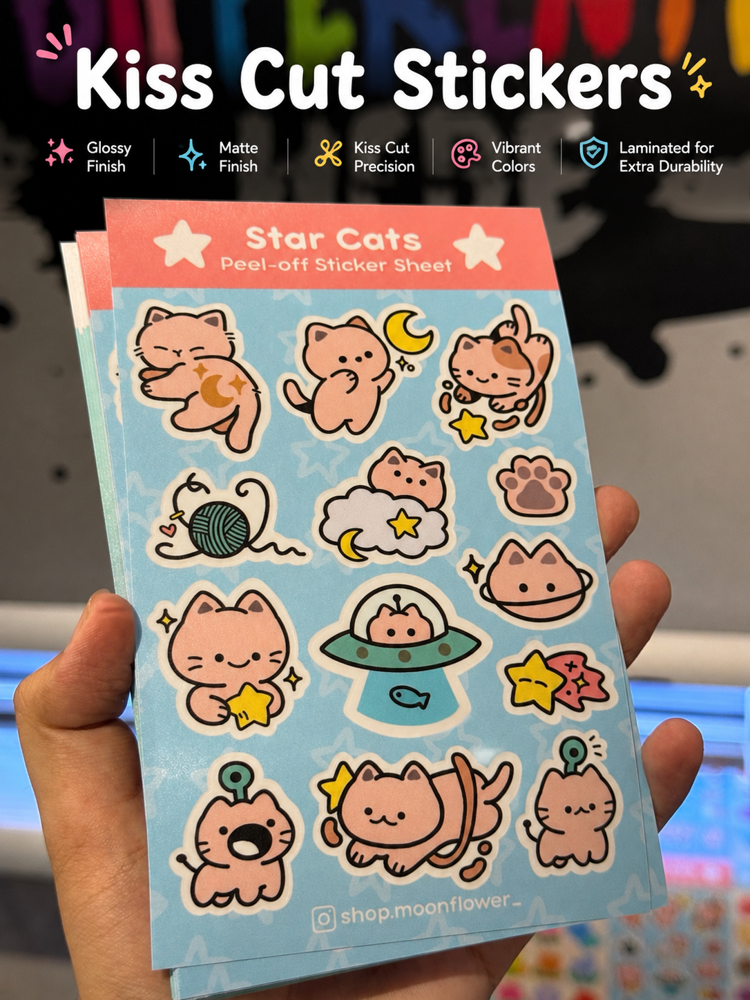 Kisscut sheets