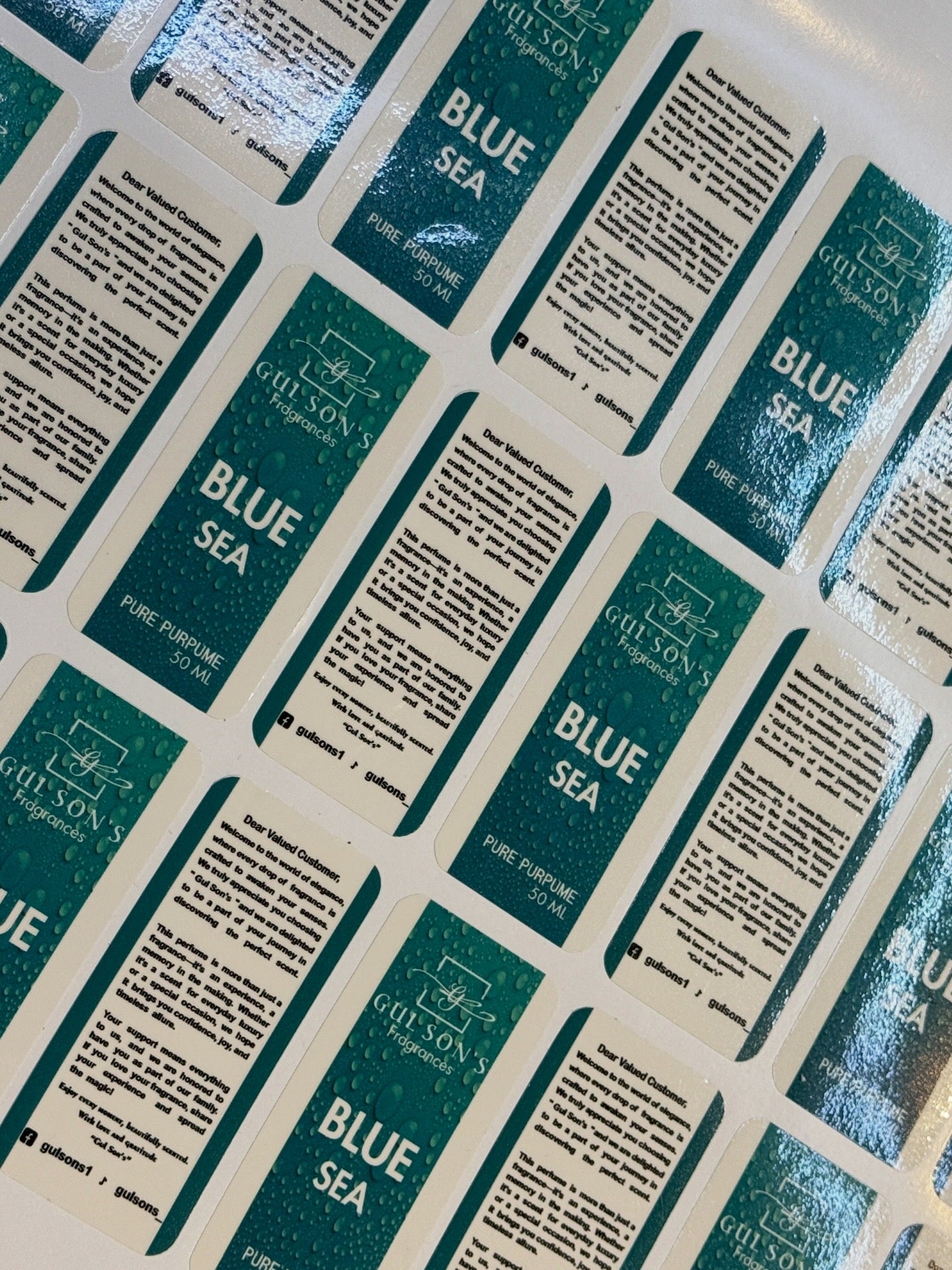 A3 laminated labels sheet