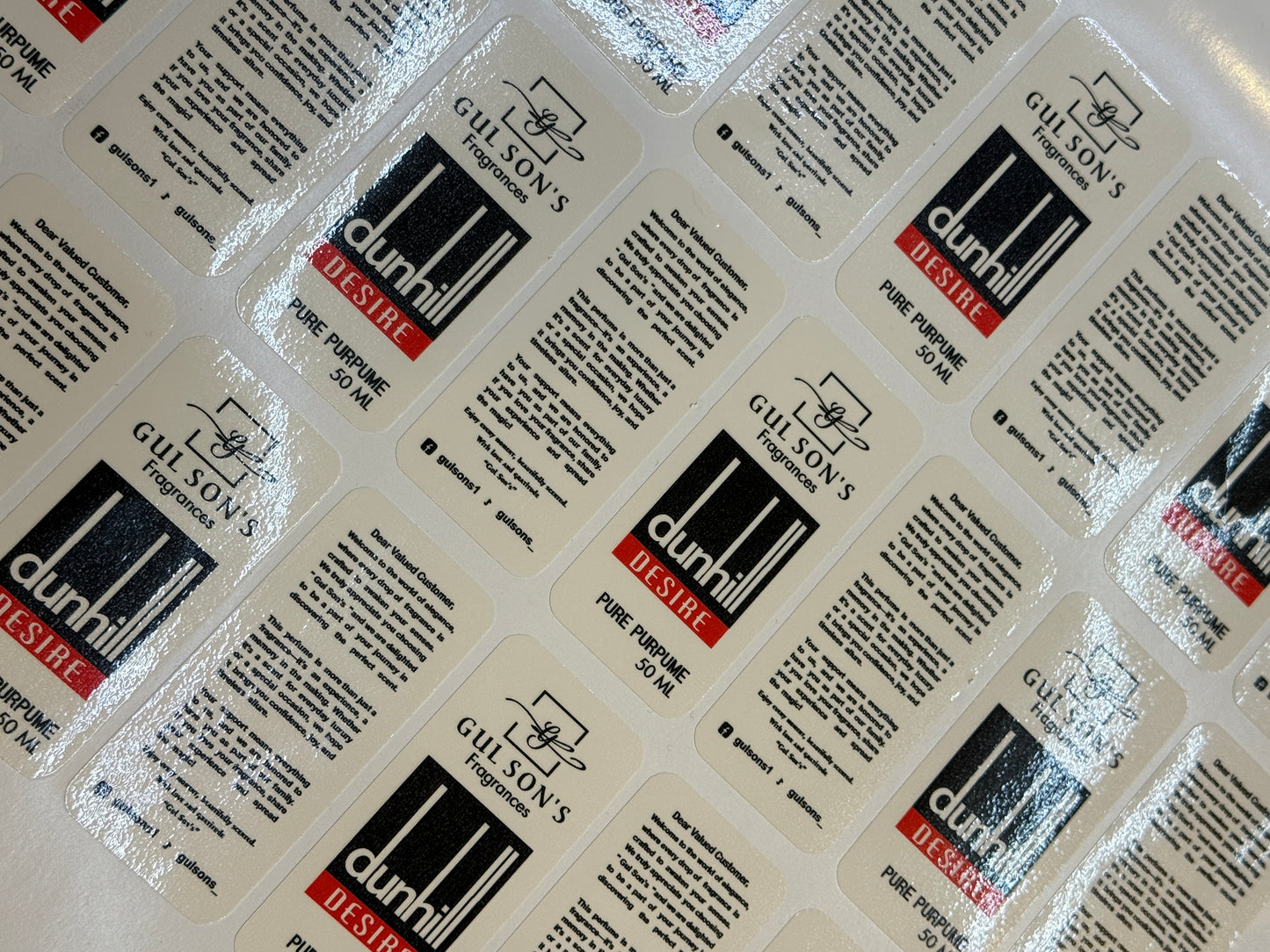 A3 laminated labels sheet