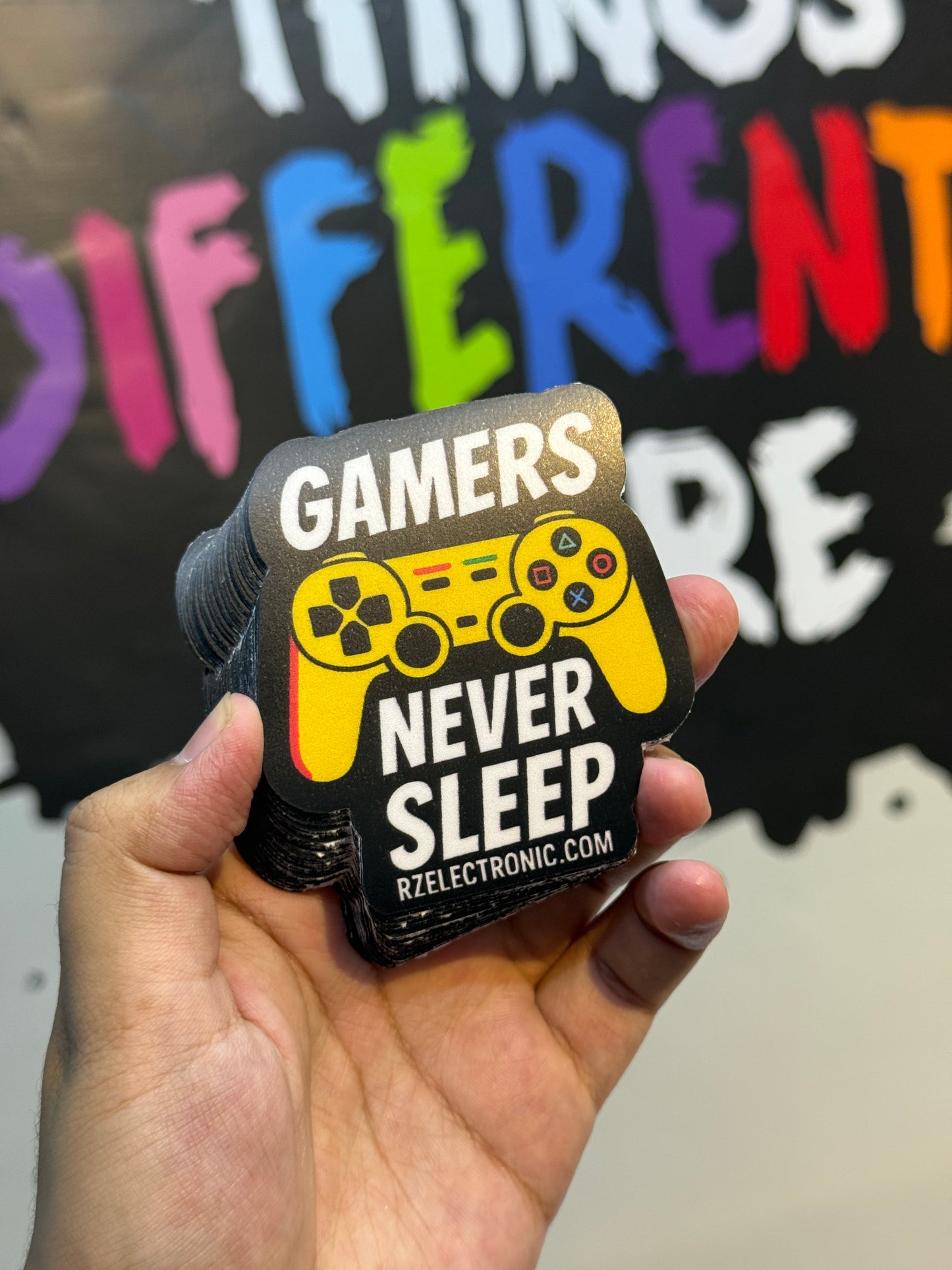 Die cut stickers