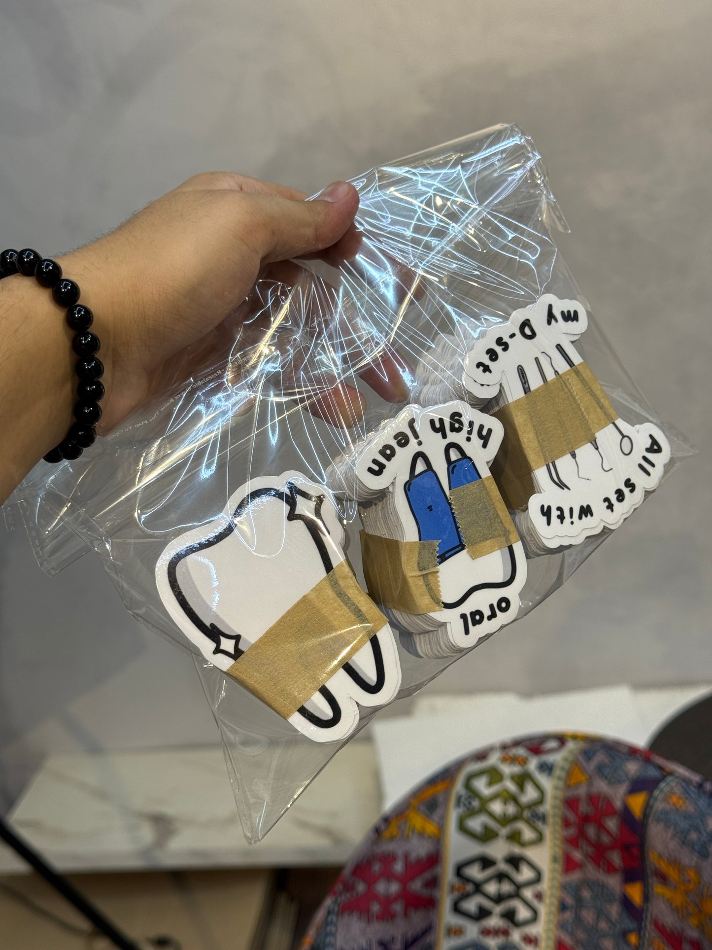Die cut stickers