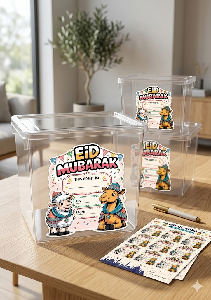 Premium Bakra eid sticker sheets